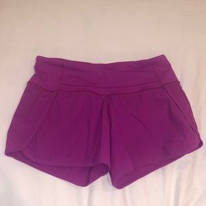 Lulu lemon running shorts